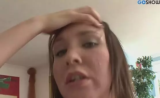 Shaved Pussy Fucked by Brunette Lover